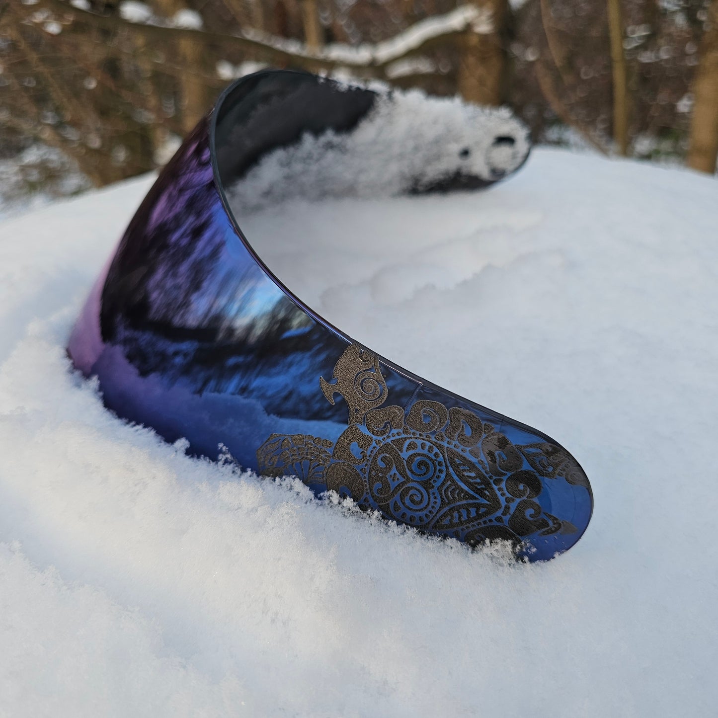 Crossed Turtle Warrior Visor