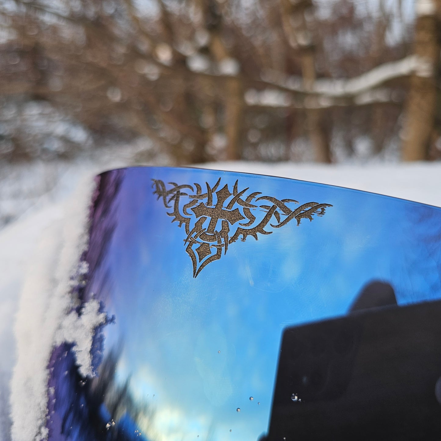 Crossed Turtle Warrior Visor