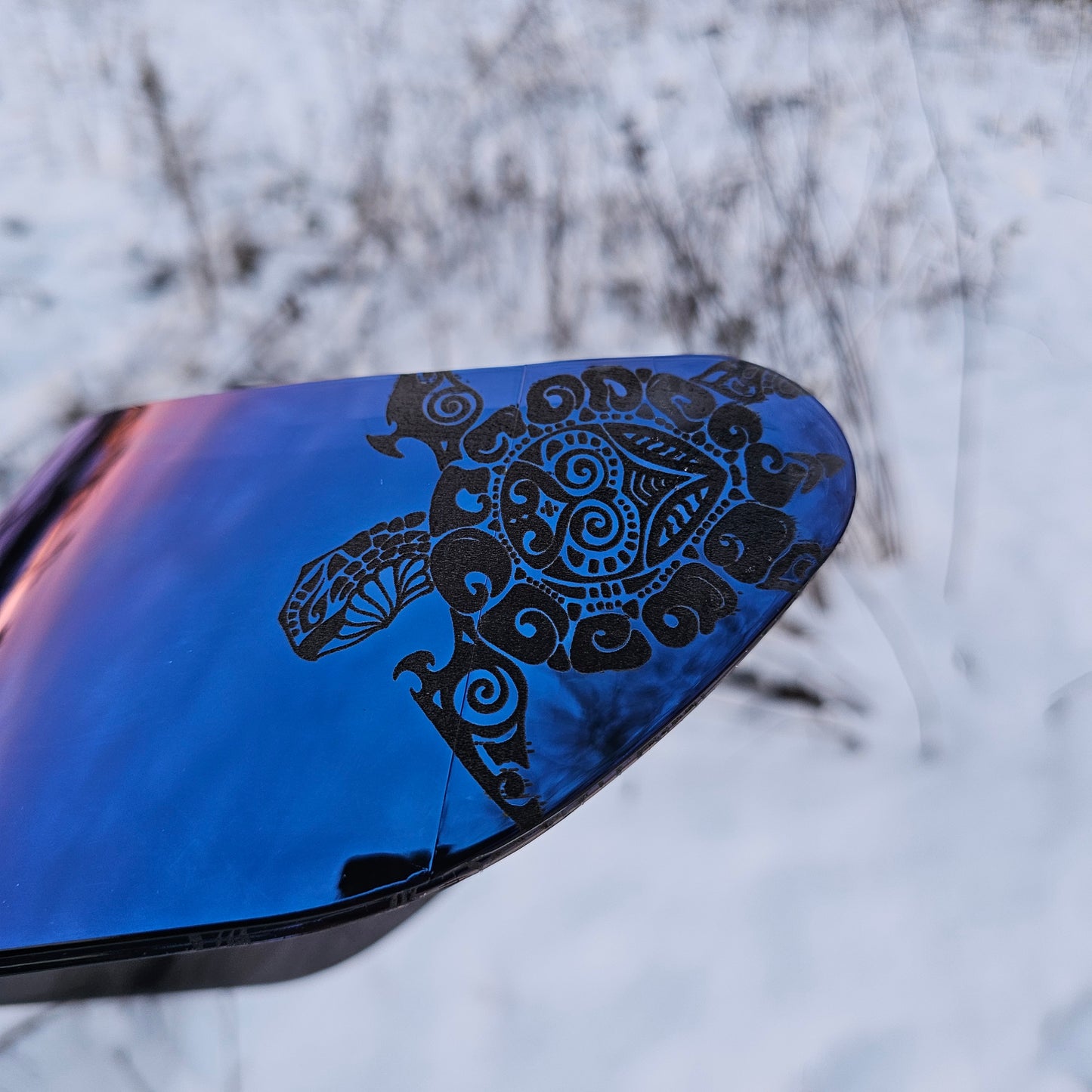 Crossed Turtle Warrior Visor