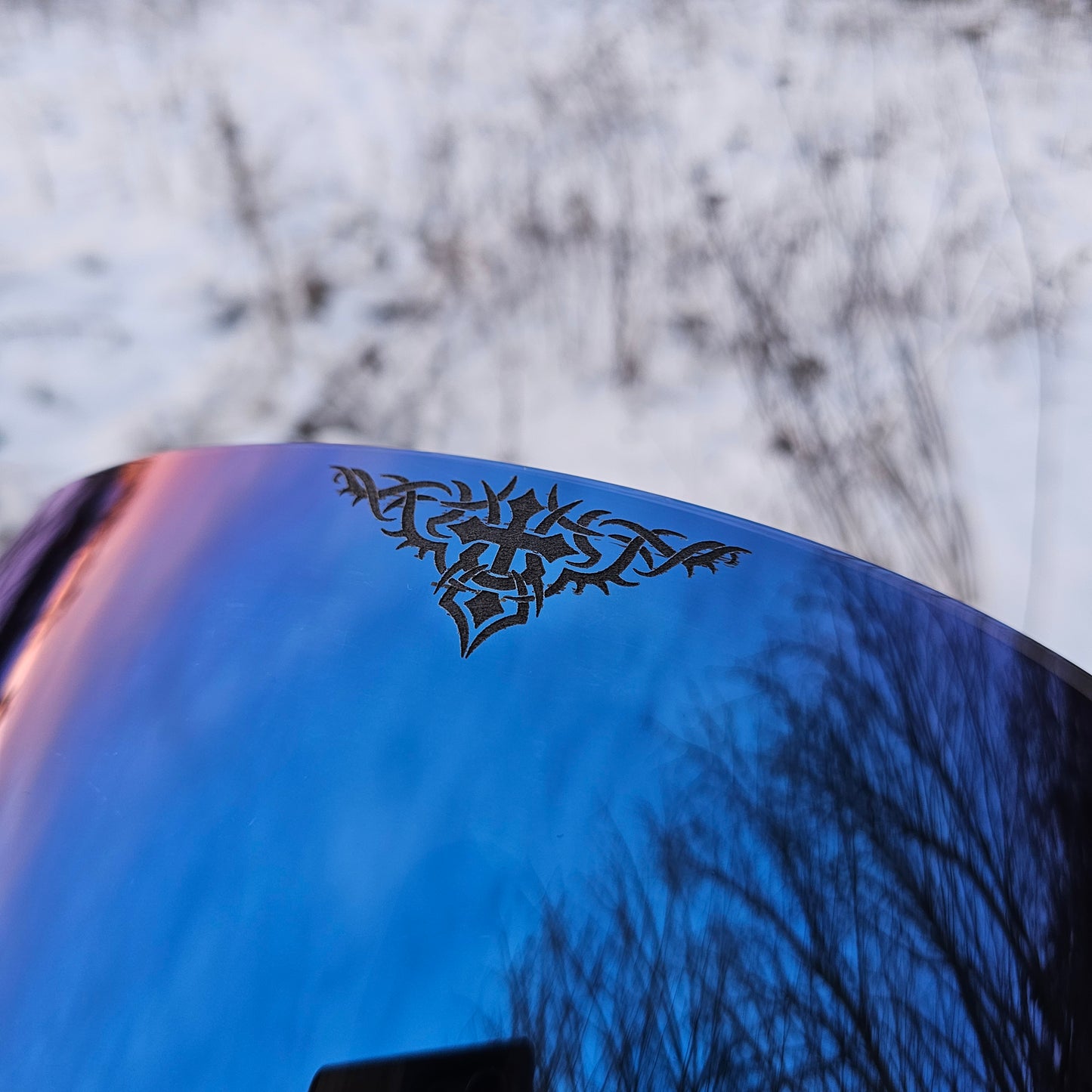 Crossed Turtle Warrior Visor